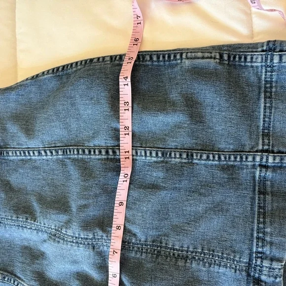 Free People Modern Femme Denim Mini Skirt Size 0 - Picture 4 of 7